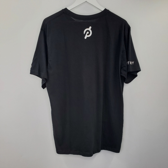 Peloton Century Club T-Shirt Black Graphic Unisex - Picture 6 of 8